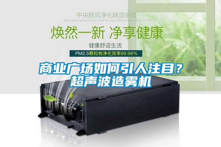 商業(yè)廣場如何引人注目?超聲波造霧機