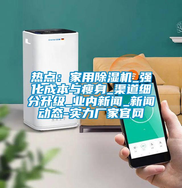 熱點:家用除濕機_強化成本與瘦身_渠道細分升級_業(yè)內(nèi)新聞_新聞動態(tài)-實力廠家官網(wǎng)