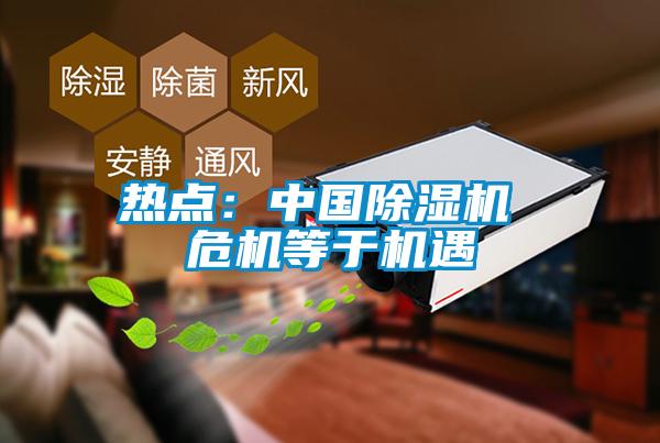 熱點:中國除濕機 危機等于機遇