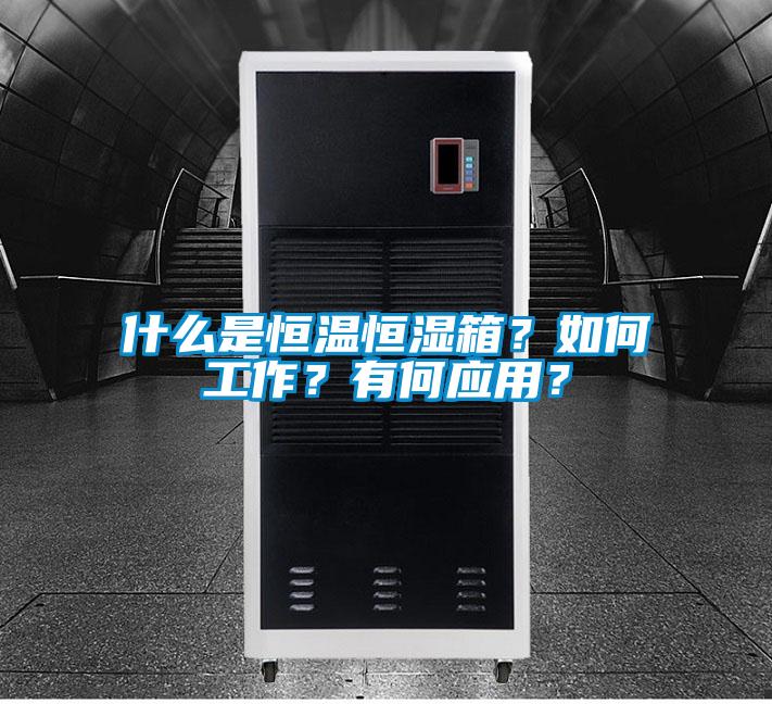 什么是恒溫恒濕箱？如何工作？有何應用？